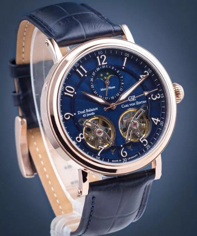 Hodinky Pánske Carl von Zeyten Murg Twin Balance Automatic CVZ0054RBL