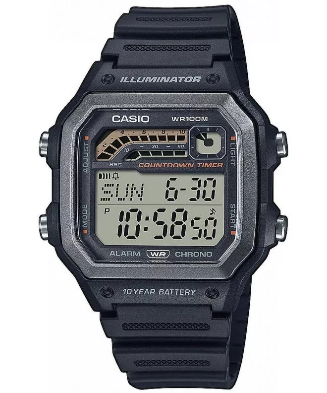 Hodinky pánske Casio Digital WS-1600H-1AVEF