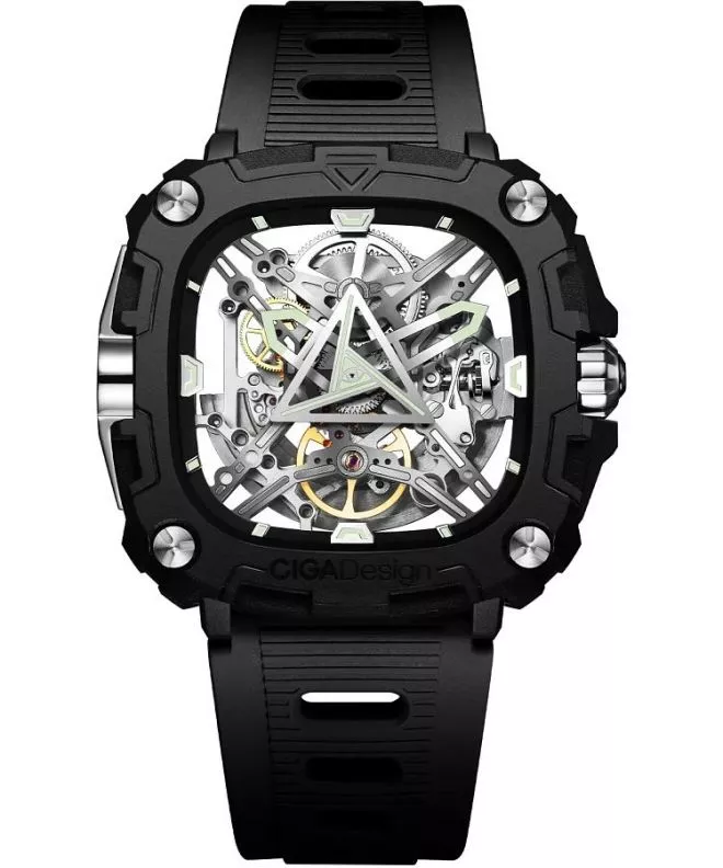 Hodinky pánske Ciga Design X Series Eye of Horus Skeleton Automatic X051-BS01-W5B