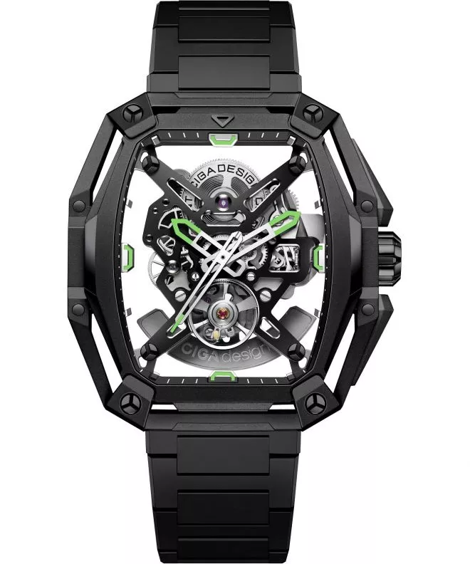 Hodinky pánske Ciga Design Z Series Hunter Skeleton Automatic Z035-BB01-W1B