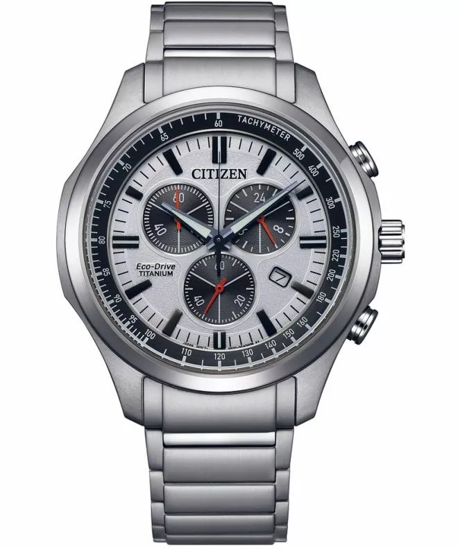 Hodinky pánske Citizen Eco-Drive Super Titanium Chronograph AT2530-85A
