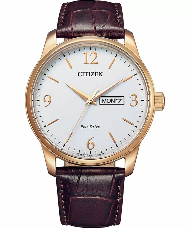 Hodinky pánske Citizen Leather Eco-Drive BM8553-16AC (BM8553-16AE)