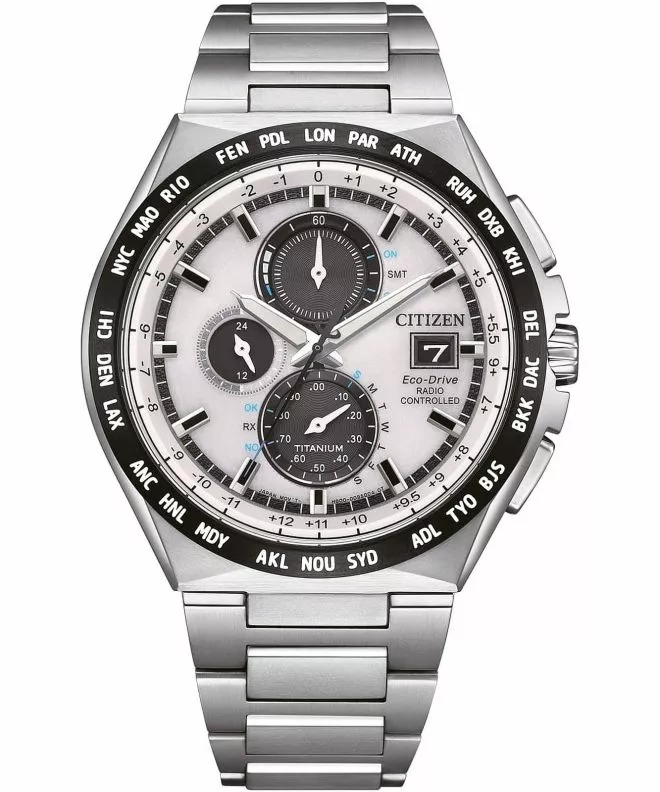 Hodinky pánske Citizen Radio Controlled Super Titanium Eco-Drive AT8238-84A
