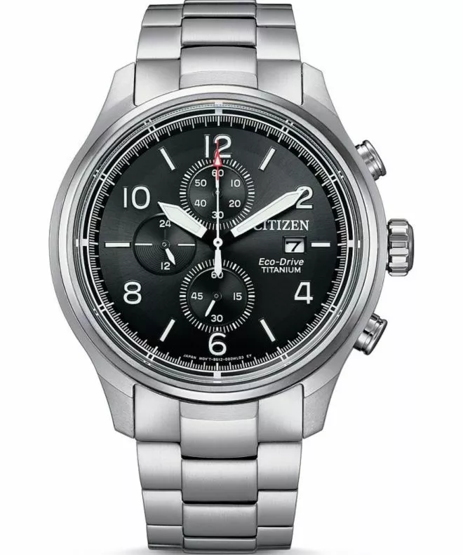 Hodinky pánske Citizen Titanium Eco-Drive Chrono CA0810-88E