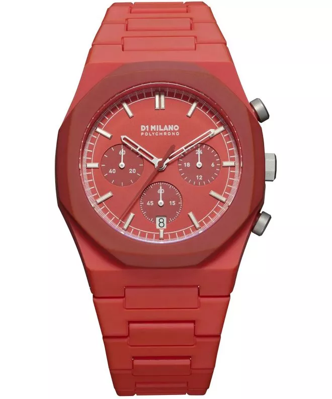 Hodinky pánske D1 Milano Red Blast Polychrono Chronograph PHBJ05