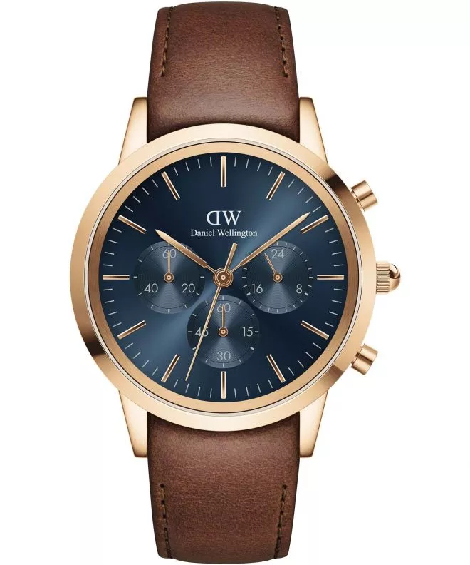 Hodinky pánske Daniel Wellington Iconic Chronograph St Mawes Arctic RG 42 DW00100639