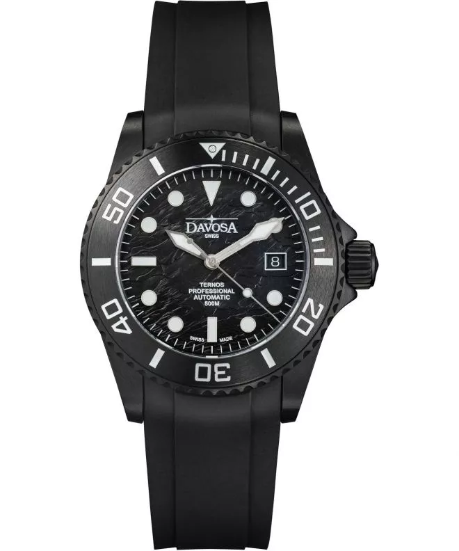 Hodinky pánske Davosa Ternos Professional Black Rock Automatic Limited Edition 161.583.02