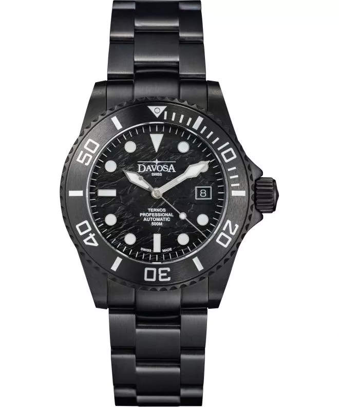Hodinky pánske Davosa Ternos Professional Black Rock Automatic Limited Edition 161.583.20