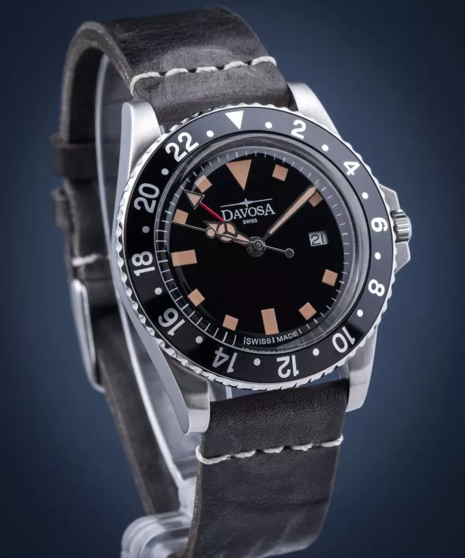 Hodinky Pánske Davosa Vintage Diver GMT 162.500.55