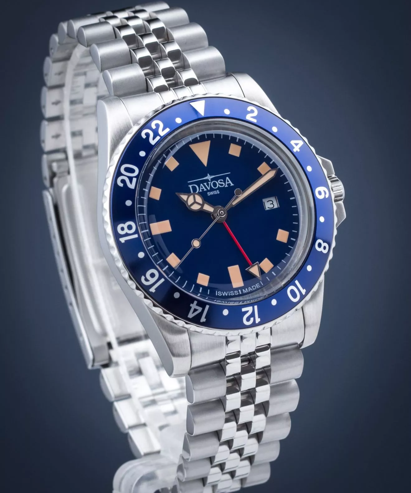 Hodinky Pánske Davosa Vintage Diver GMT 163.500.40