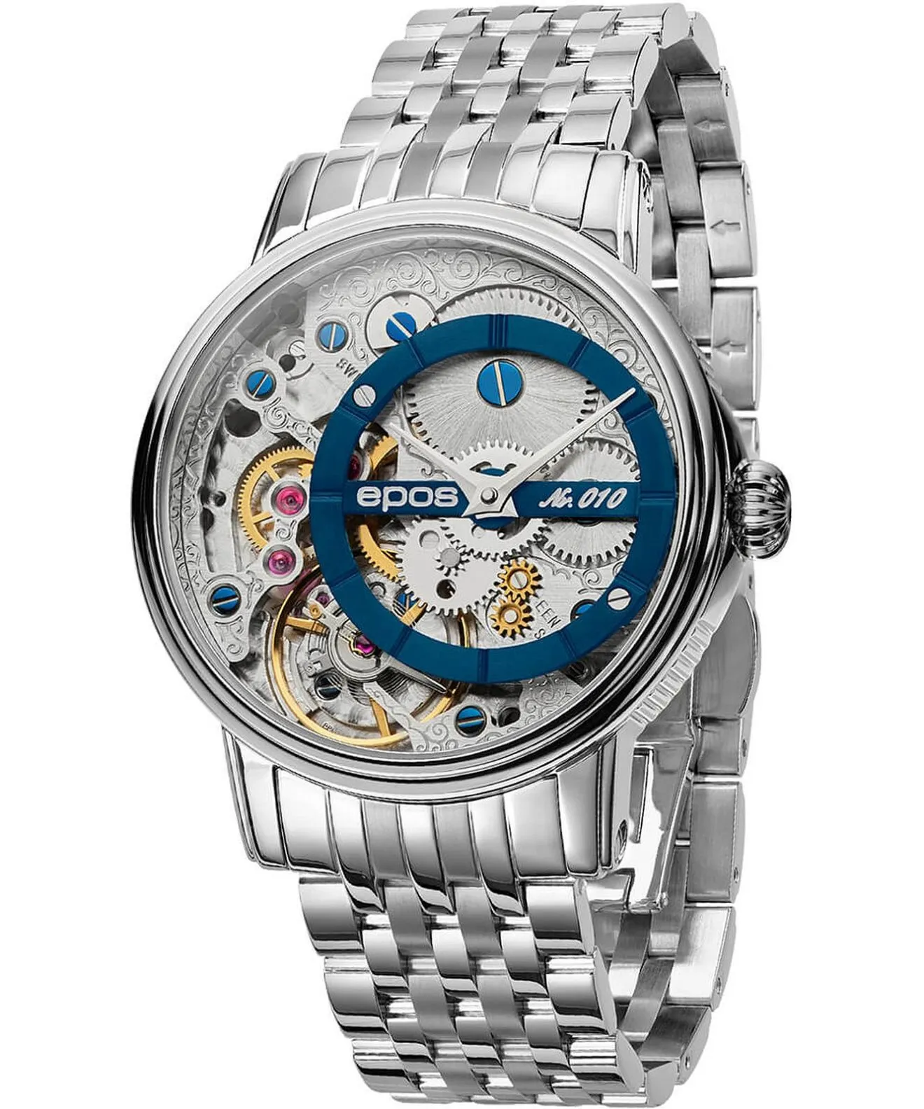 Hodinky pánske Epos Oeuvre D'Art Verso Skeleton Limited Edition 3435.313.20.16.30