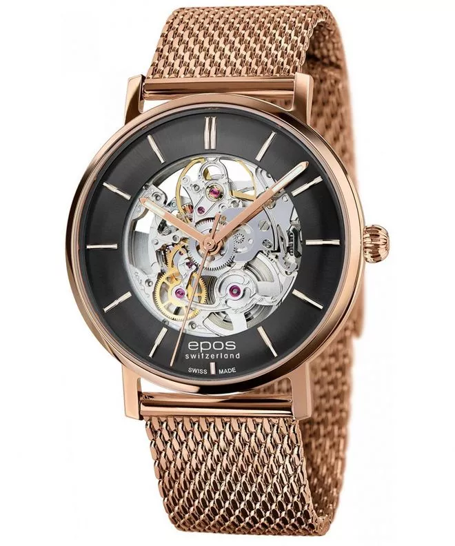 Hodinky pánske Epos Originale Skeleton Automatic 3437.135.24.15.34