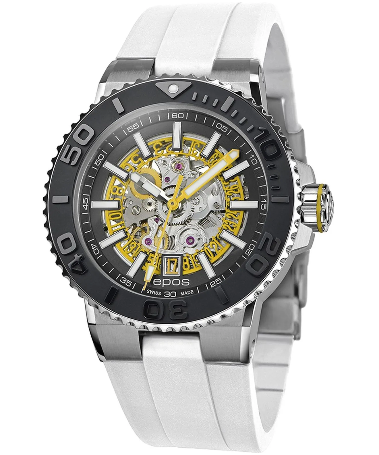Hodinky pánske Epos Sportive Diver Skeleton Automatic 3441.135.20.15.50