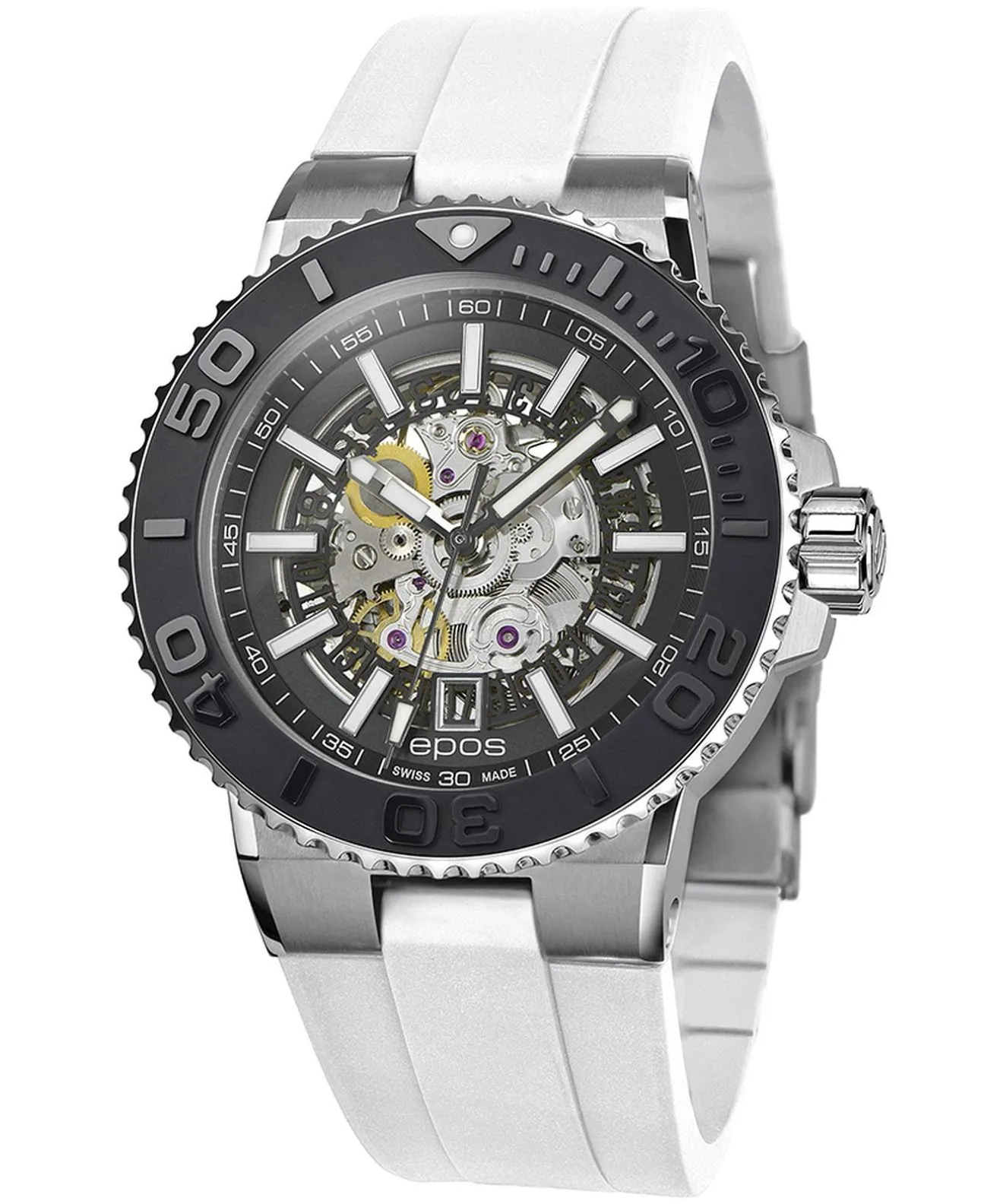 Hodinky pánske Epos Sportive Diver Skeleton Automatic 3441.135.25.15.50
