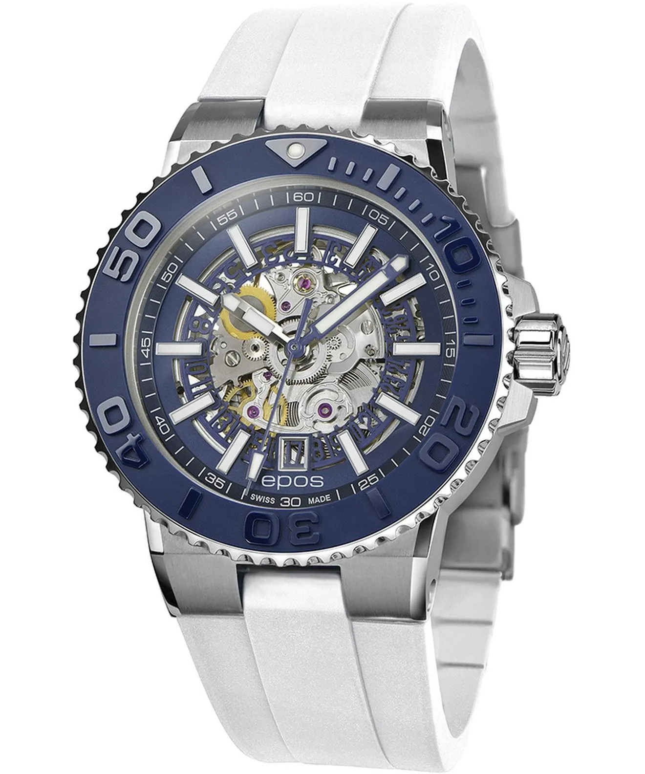 Hodinky pánske Epos Sportive Diver Skeleton Automatic 3441.135.26.16.50