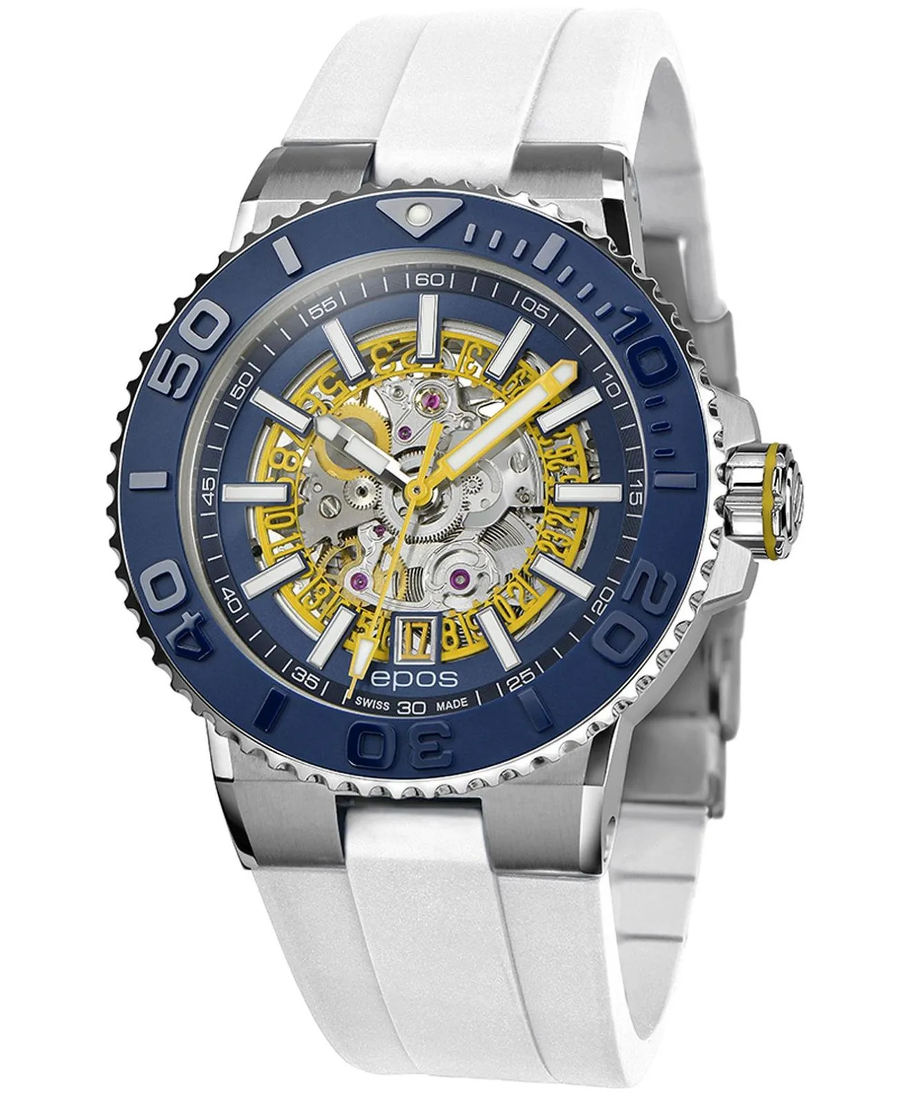Hodinky pánske Epos Sportive Diver Skeleton Automatic 3441.135.96.16.50