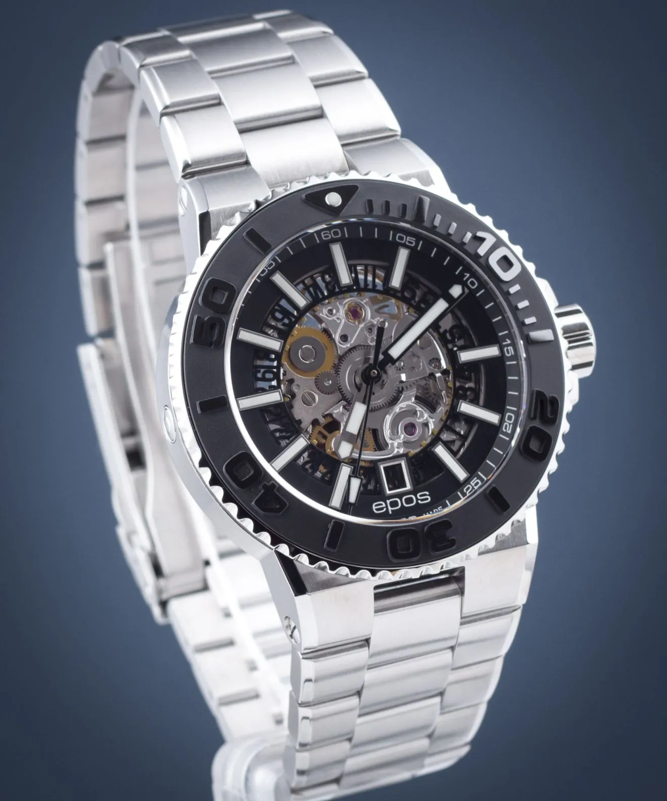Hodinky pánske Epos Sportive Diver Skeleton Automatic 3441.135.25.15.30
