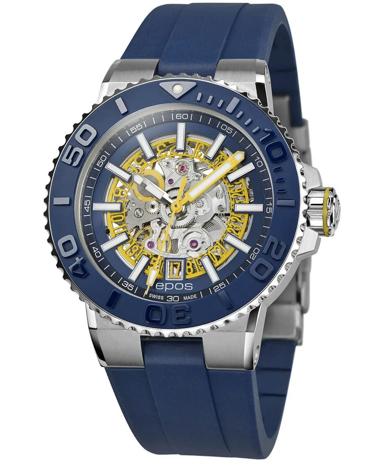 Hodinky pánske Epos Sportive Diver Skeleton Automatic 3441.135.96.16.56