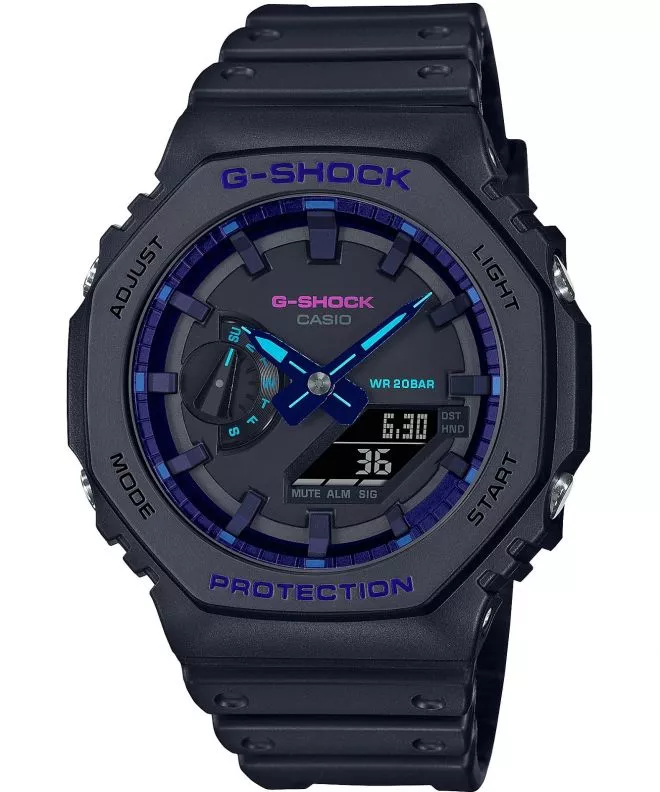 Hodinky pánske Casio G-Shock Octagon Carbon Core Guard GA-2100VB-1AER
