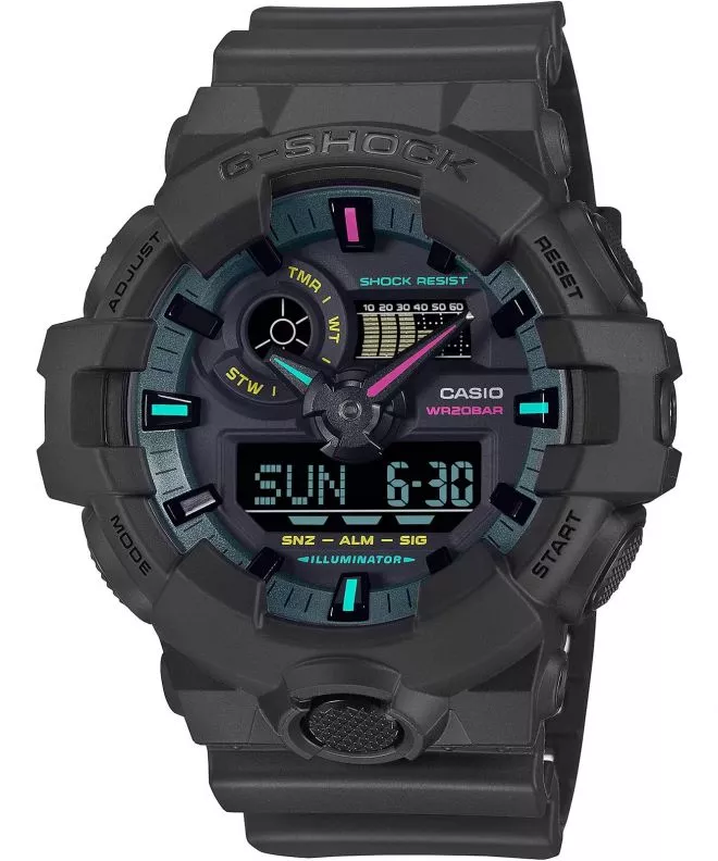 Hodinky pánske Casio G-Shock Classic Multi Fluorescent Accents GA-700MF-1AER