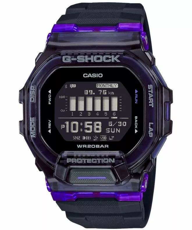 Hodinky pánske G-SHOCK G-Squad Bluetooth Sync Step Tracker GBD-200SM-1A6ER