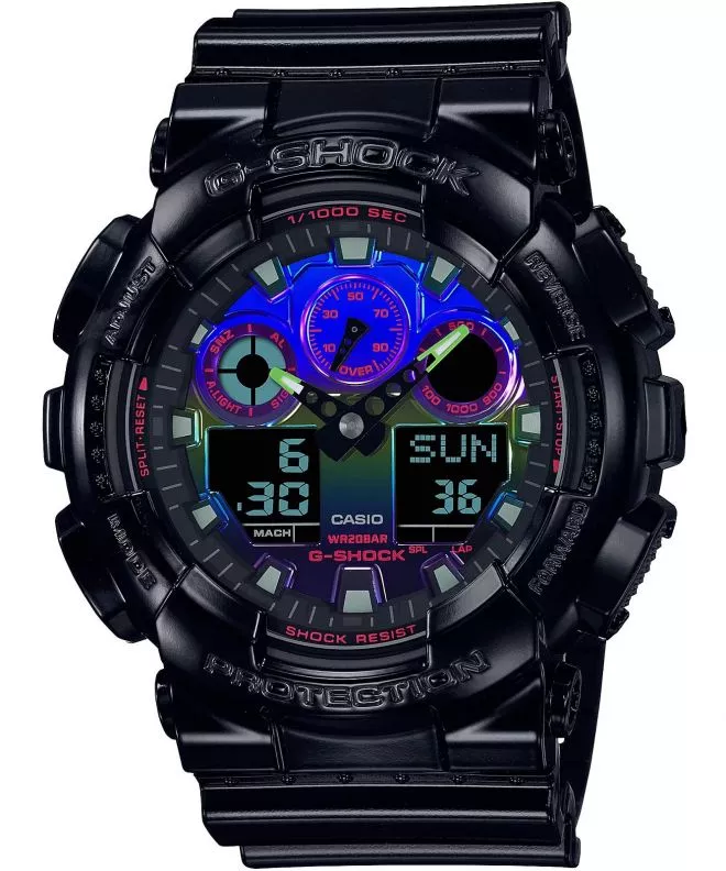 Hodinky pánske Casio G-Shock Original Virtual Rainbow GA-100RGB-1AER