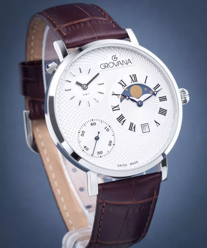 Hodinky Pánske Grovana Traditional Moonphase GV1711.1532