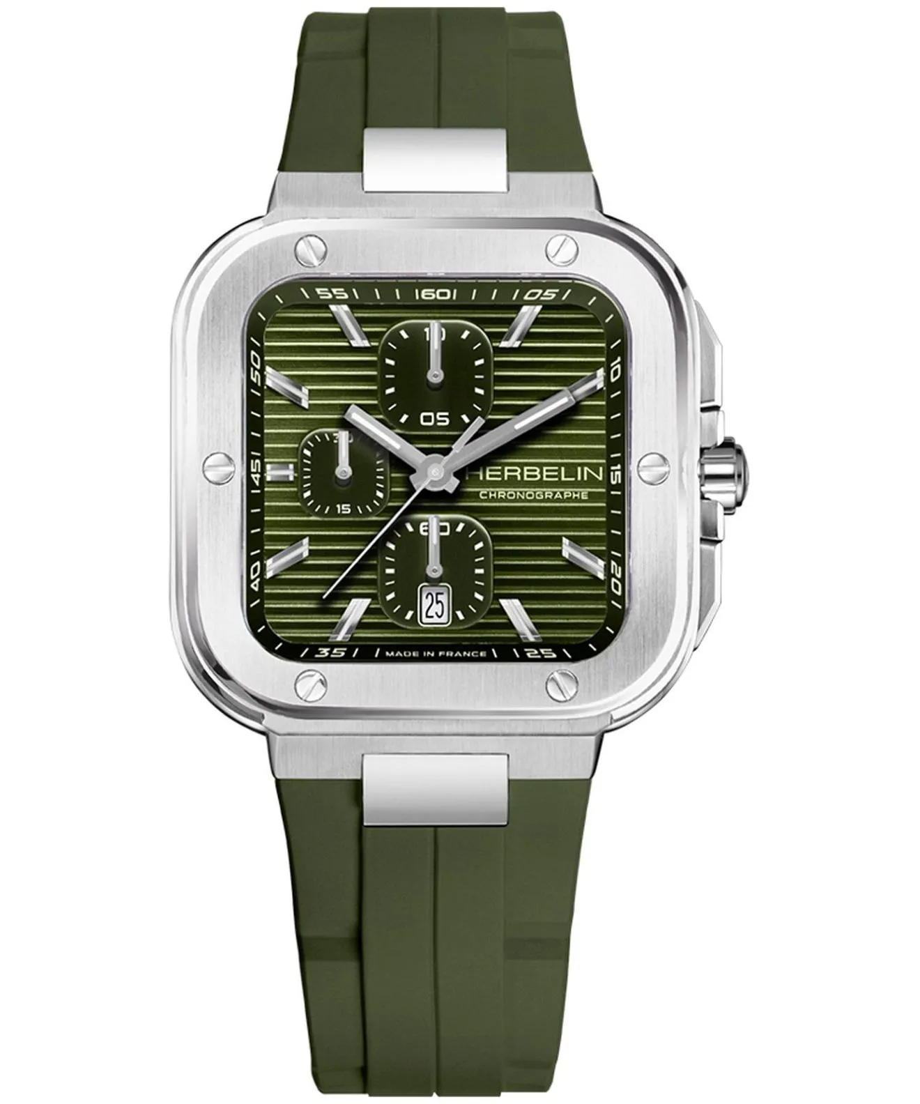 Hodinky pánske Herbelin Cap Camarat Square Chronograph 35646A116CK