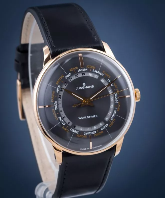 Hodinky Pánske Junghans Meister Worldtimer 027/5013.02