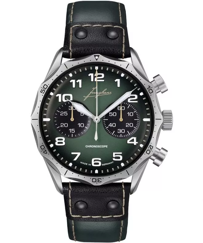 Hodinky pánske Junghans Pilot Chronoscope 027/3492.00