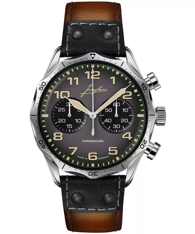 Hodinky pánske Junghans Pilot Chronoscope 027/3493.00