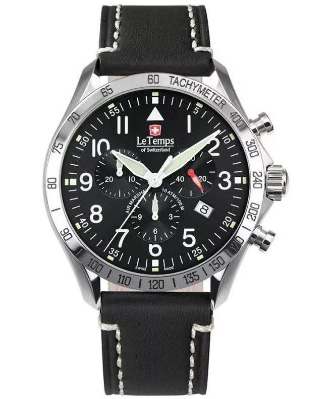 Hodinky pánske Le Temps Air Marshal Chronograph LT1041.01BL15