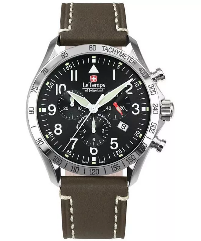 Hodinky pánske Le Temps Air Marshal Chronograph LT1041.01BL16