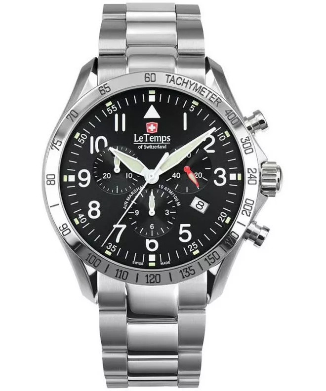 Hodinky pánske Le Temps Air Marshal Chronograph LT1041.01BS01