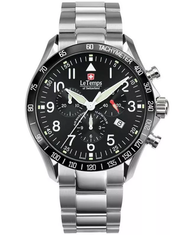 Hodinky pánske Le Temps Air Marshal Chronograph LT1041.12BS01