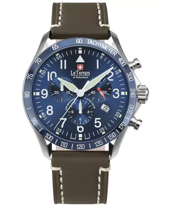 Hodinky pánske Le Temps Air Marshal Chronograph LT1041.13BL16