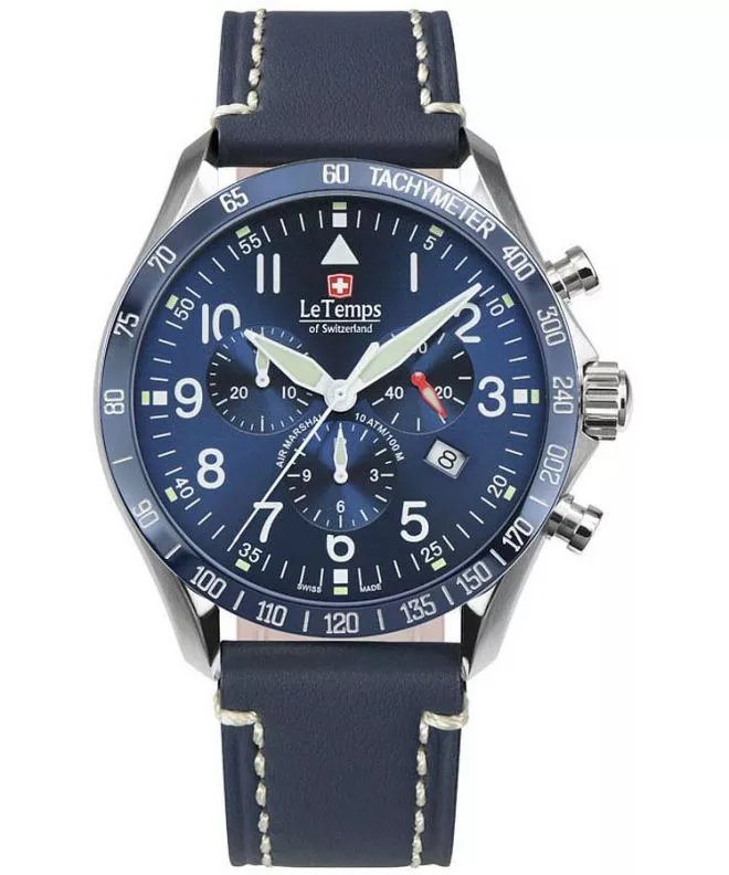 Hodinky pánske Le Temps Air Marshal Chronograph LT1041.13BL17