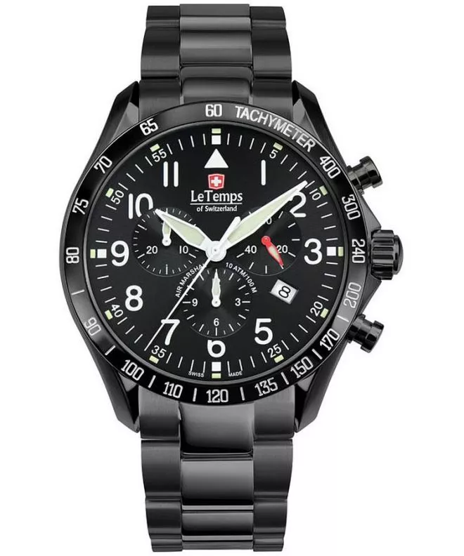Hodinky pánske Le Temps Air Marshal Chronograph LT1041.21BS02