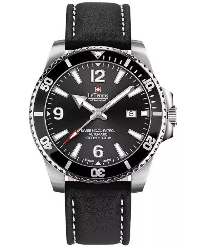 Hodinky pánske Le Temps Swiss Naval Patrol Automatic LT1045.01BL11