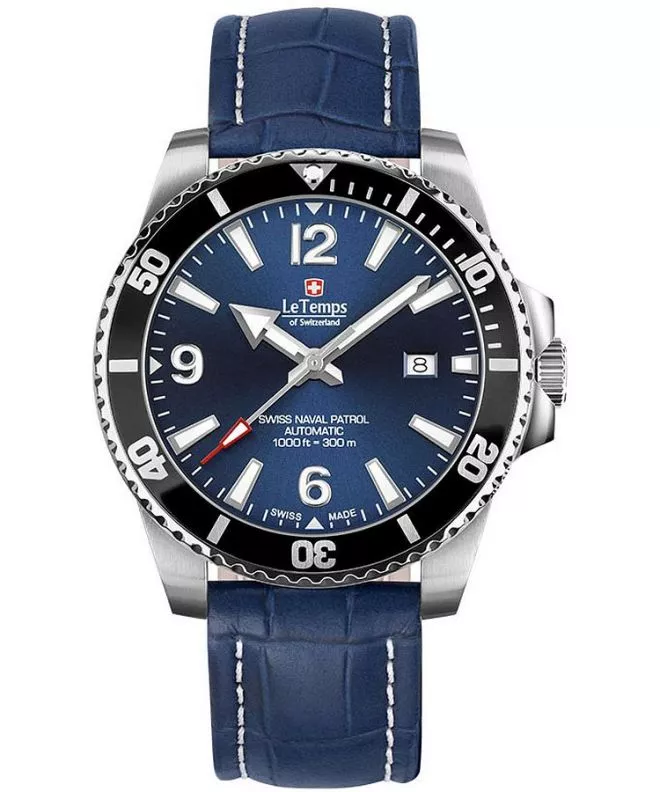 Hodinky pánske Le Temps Swiss Naval Patrol Automatic LT1045.13BL13