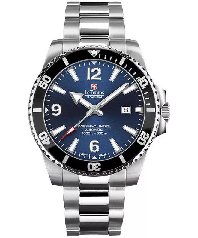 Hodinky pánske Le Temps Swiss Naval Patrol Automatic LT1045.13BS01