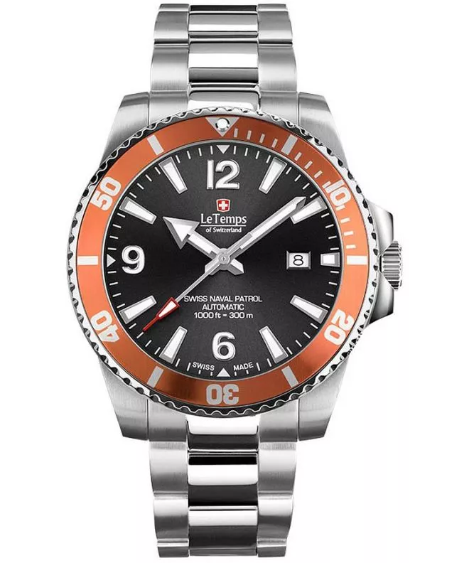 Hodinky pánske Le Temps Swiss Naval Patrol Automatic LT1045.14BS01
