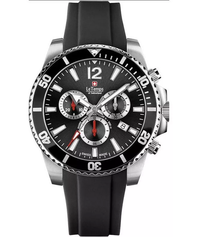 Hodinky pánske Le Temps Swiss Naval Patrol Chronograph LT1044.01BR01