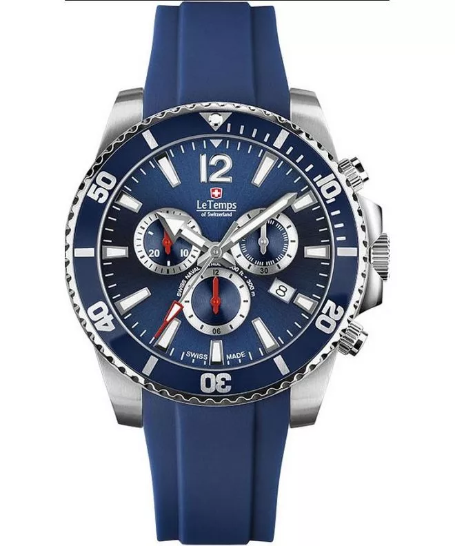 Hodinky pánske Le Temps Swiss Naval Patrol Chronograph LT1044.03BR03