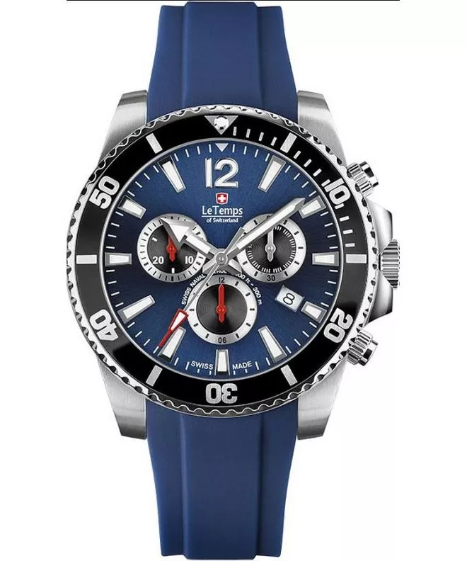 Hodinky pánske Le Temps Swiss Naval Patrol Chronograph LT1044.13BR03