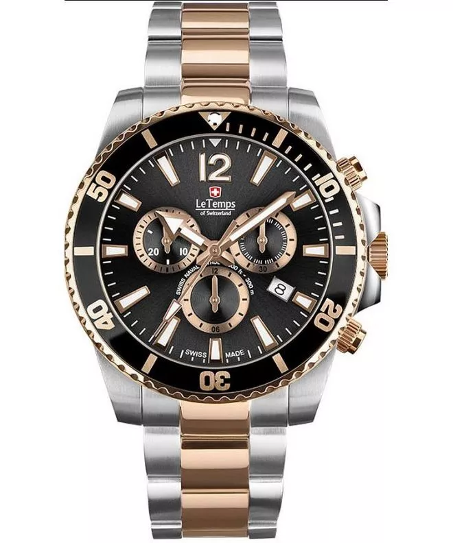 Hodinky pánske Le Temps Swiss Naval Patrol Chronograph LT1044.45BT02
