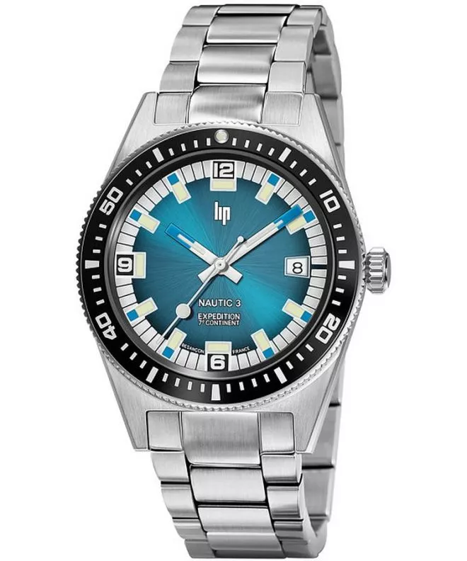 Hodinky pánske Lip Nautic 3 Automatique 7E Continent Limited Edition 670096