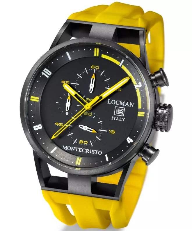 Hodinky Pánske Locman Montecristo Chronograph 0510BKBKFYL0GOY