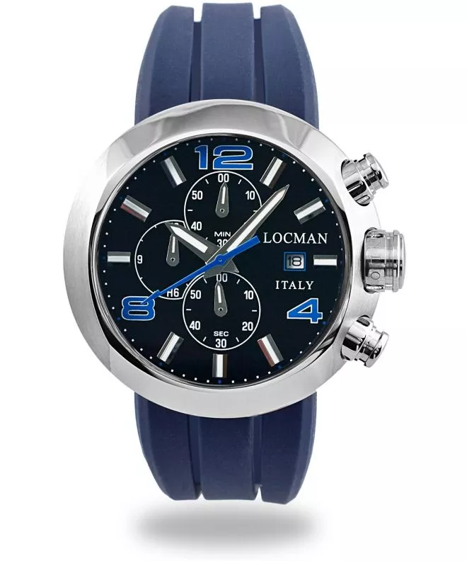 Hodinky Pánske Locman Tondo Chronograph 042000BKNBL0SIB-B-K