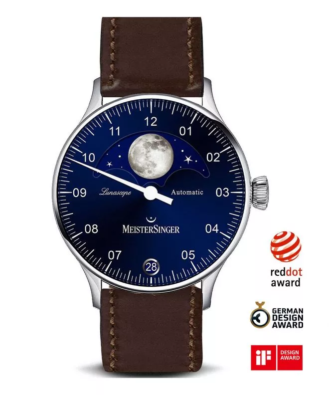 Hodinky Pánske Meistersinger Lunascope Automatic LS908_SCF02